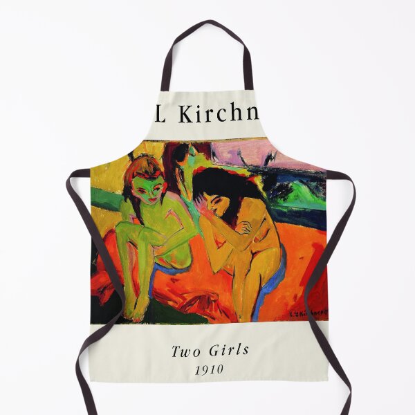 Item preview, Kirchner Two Girls Expressionist Nude designed and sold by LaFabricaArt.