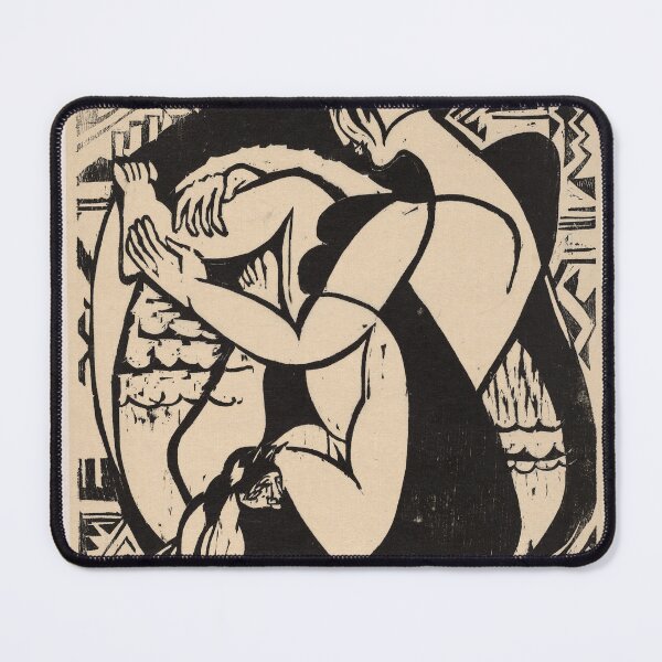 Item preview, Kirchner Woman in Bathtub Expressionism designed and sold by LaFabricaArt.