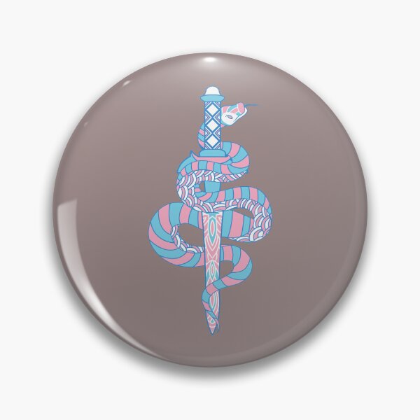 Item preview, Trans Snake with Sword designed and sold by star-dust-girl.