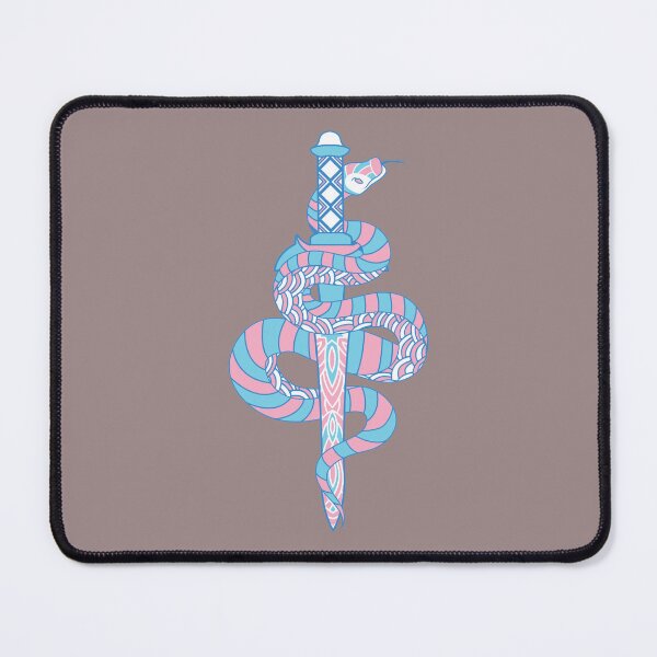 Item preview, Trans Snake with Sword designed and sold by star-dust-girl.