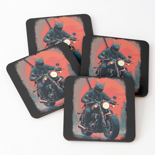 Item preview, Masked Biker – Anime Manga Street Illustration designed and sold by drizzd.