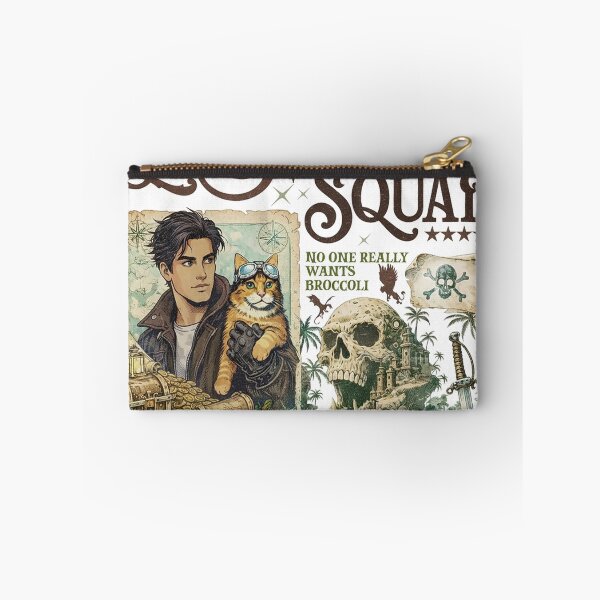 Item preview, Quest Squad Onyx Storm Broccoli Cat Drake Cordella Fantasy Reader designed and sold by Sapocheart.