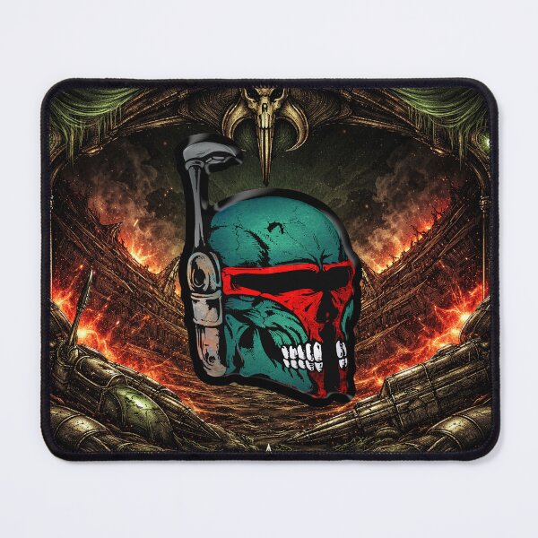 Item preview, Bounty Hunter Skull Helmet Art – Sci-Fi Warrior Skull Design designed and sold by artistwill.