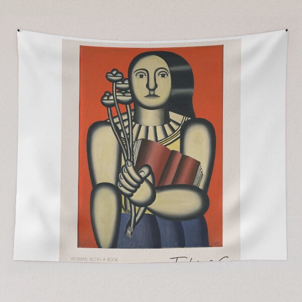 Item preview, Fernand Léger Woman With Book Cubism designed and sold by LaFabricaArt.