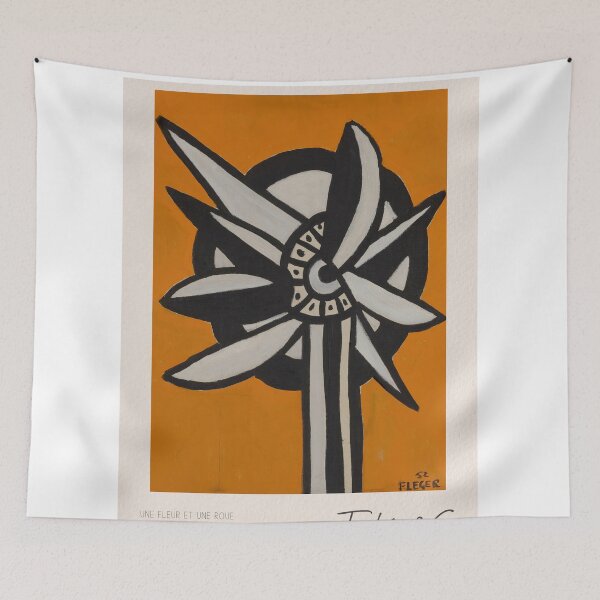 Item preview, Fernand Léger Flower And Wheel Abstract designed and sold by LaFabricaArt.
