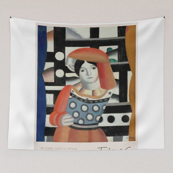 Item preview, Fernand Léger Woman Before Landscape Modernism designed and sold by LaFabricaArt.