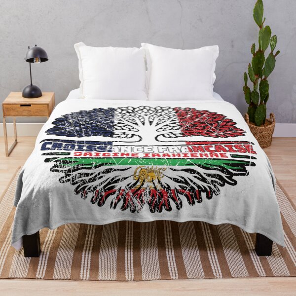 Item preview, French Grown, Iranian Roots – Lion and Sun (Shir o Khorshid) Heritage Design designed and sold by FlagX.