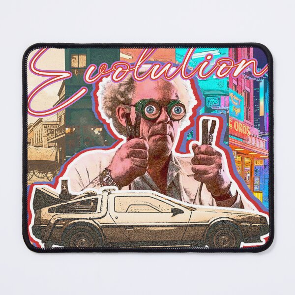 Item preview, Retro Time Travel Evolution T-Shirt - 80s Movie Nostalgia DeLorean Art designed and sold by JhayDesign.