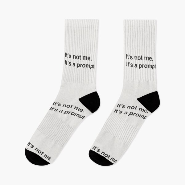 Item preview, It's not me It's a prompt - black designed and sold by bembureda.