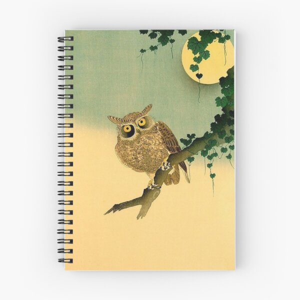 Item preview, Owl by Kono Bairei  designed and sold by NoisyNosyNancy.