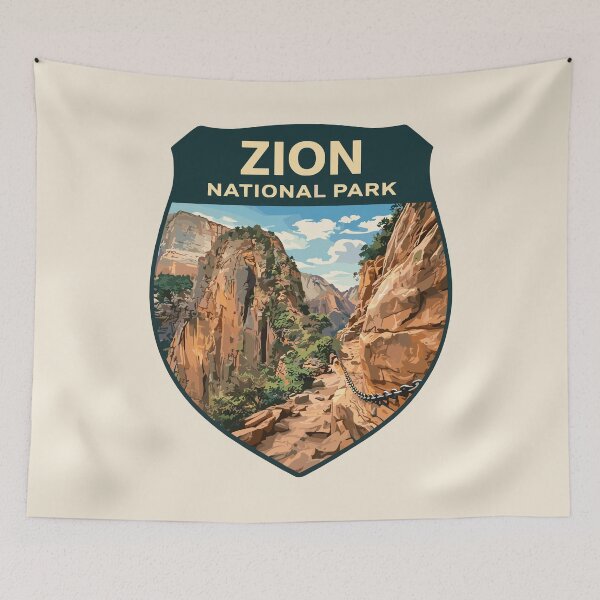 Item preview, Zion National Park Utah Sticker designed and sold by Gideon Emmerich.