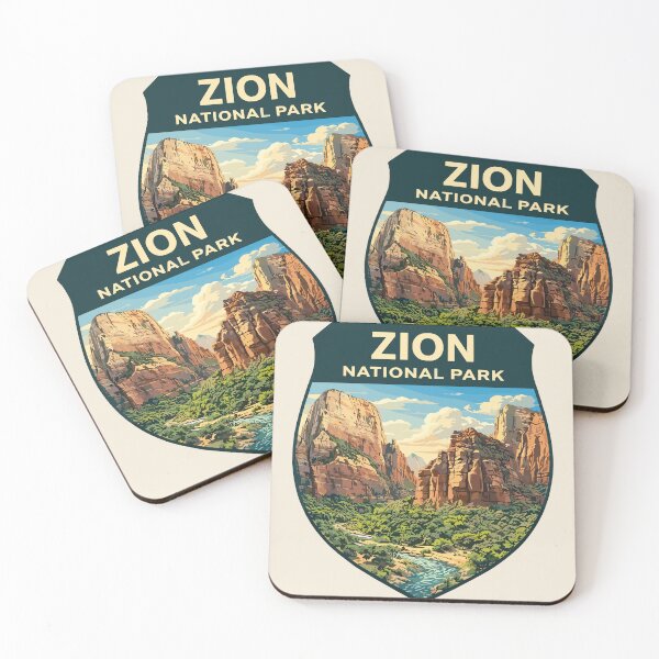 Item preview, Zion National Park Utah Sticker designed and sold by Gideon Emmerich.