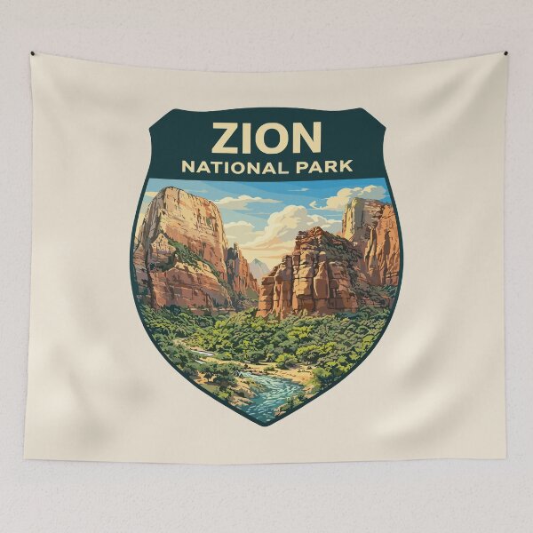 Item preview, Zion National Park Utah Sticker designed and sold by Gideon Emmerich.