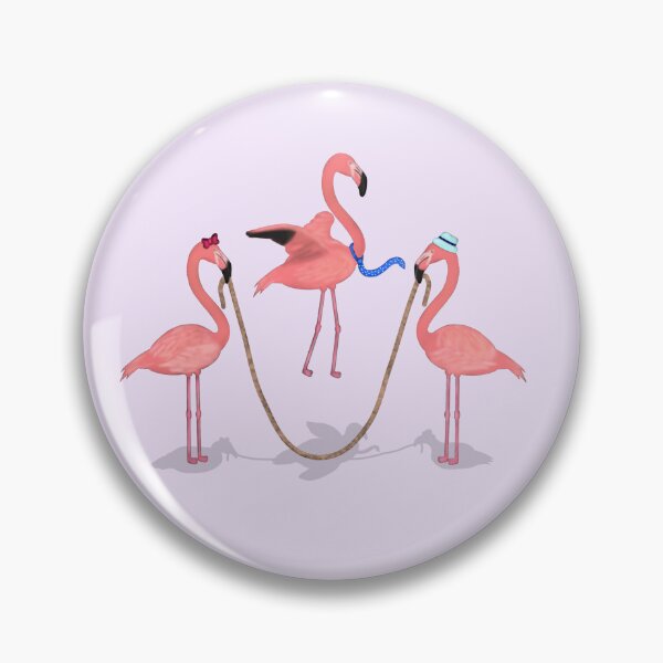 Item preview, Flamingos playing designed and sold by Daniel Vasco.