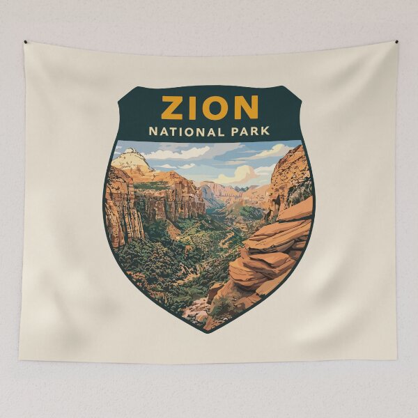 Item preview, Zion National Park Utah Sticker designed and sold by Gideon Emmerich.