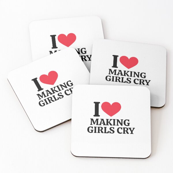Item preview, I Love Heart Making Girls Cry Unhinged Gen Z Raunchy Meme designed and sold by ZACK ART.