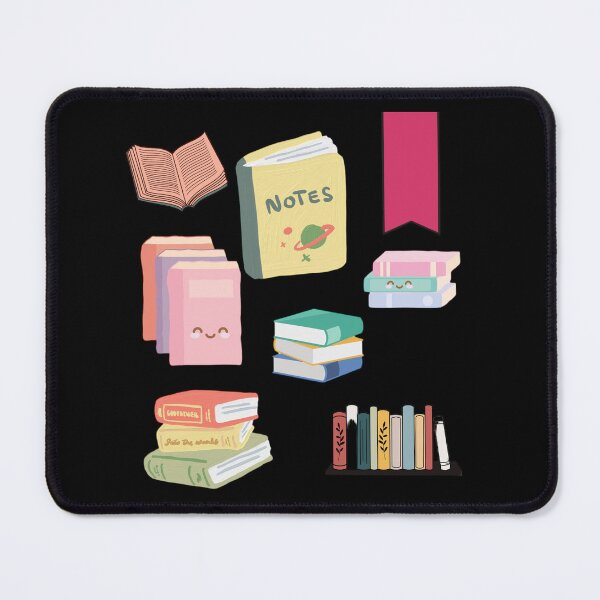 Item preview, Cute Pastel Book Lover Aesthetic Sticker Pack - Reading & Library Illustration designed and sold by Basma Store.