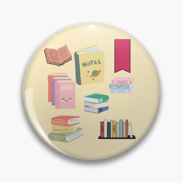 Item preview, Cute Pastel Book Lover Aesthetic Sticker Pack - Reading & Library Illustration designed and sold by Basma Store.