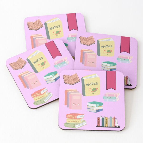 Item preview, Cute Pastel Book Lover Aesthetic Sticker Pack - Reading & Library Illustration designed and sold by Basma Store.