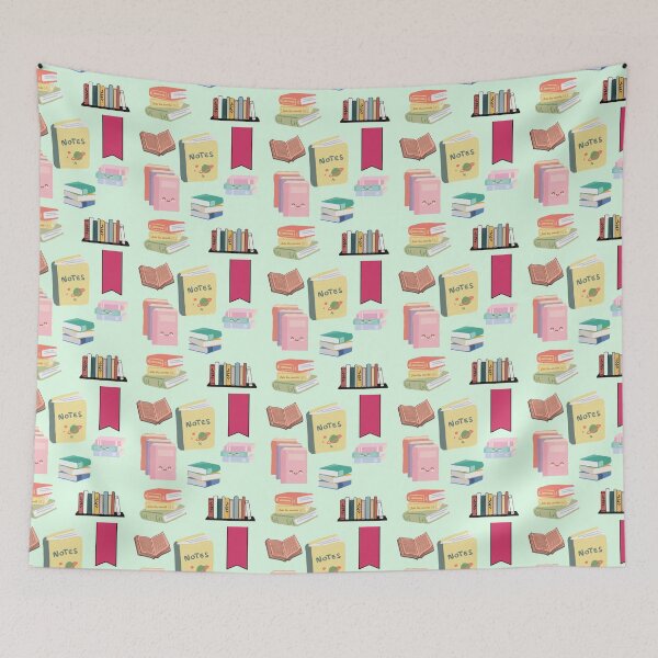 Item preview, Cute Pastel Book Lover Aesthetic Sticker Pack - Reading & Library Illustration designed and sold by Basma Store.