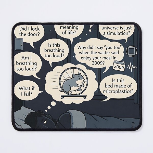 Item preview, Existential Insomnia Night Owl  designed and sold by Inkdropivory.