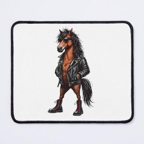 Item preview, Rock Star Horse – Cool Biker Animal Illustration designed and sold by Senkov.
