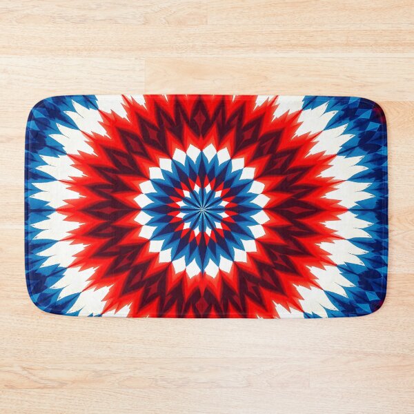 Item preview, Americana Red White and Blue Tie Dye Burst designed and sold by Sharon Schwalbe.