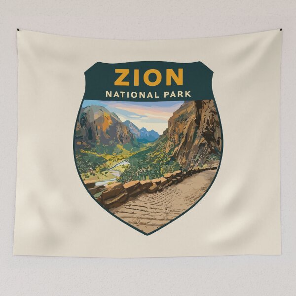 Item preview, Zion National Park Utah Sticker designed and sold by Gideon Emmerich.