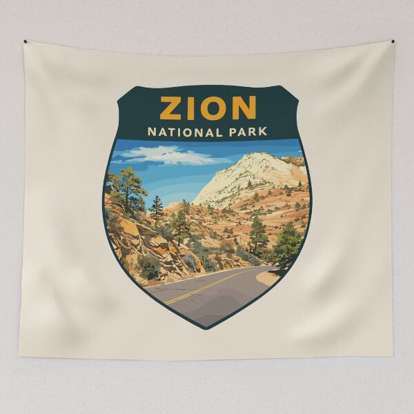 Item preview, Zion National Park Utah Sticker designed and sold by Gideon Emmerich.
