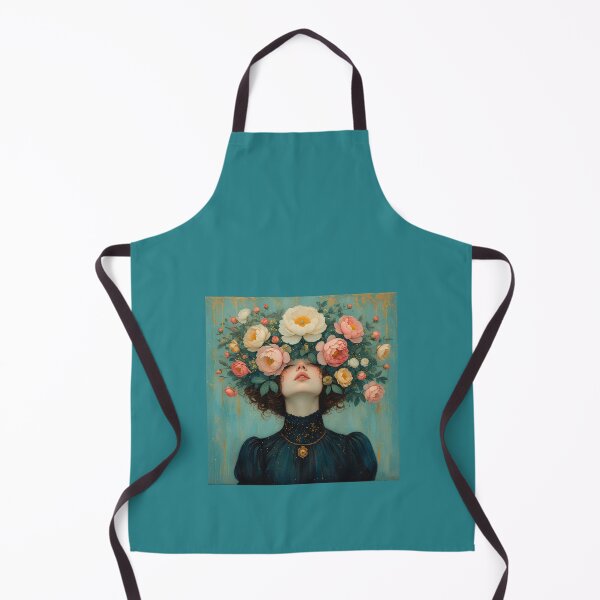 Item preview, A girl with a peony flower on her head. designed and sold by Natalia-Vlad.