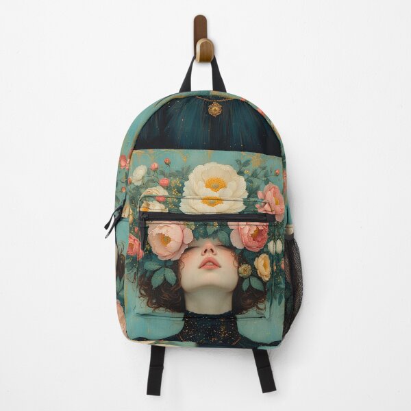 Item preview, A girl with a peony flower on her head. designed and sold by Natalia-Vlad.
