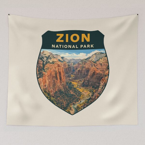 Item preview, Zion National Park Utah Sticker designed and sold by Gideon Emmerich.