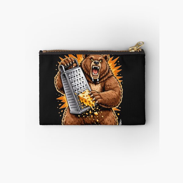 Item preview, Angry Bear Grating Cheese Grater Hater T-Shir designed and sold by FloralBotanicaStickers.