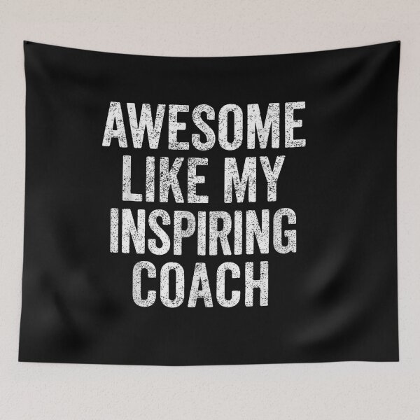 Item preview, Awesome Like My Inspiring Coach designed and sold by salmzouriart.