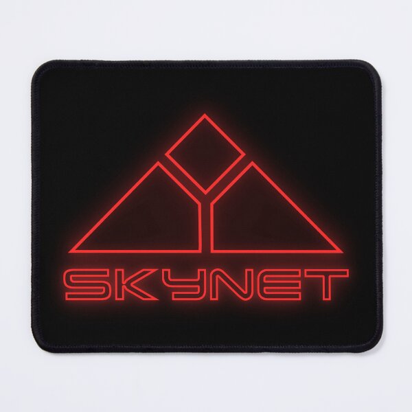 Item preview, Terminator Skynet 80s Red Neon Logo designed and sold by Power Up Prints.