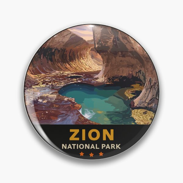 Item preview, Zion National Park Utah Sticker designed and sold by Gideon Emmerich.