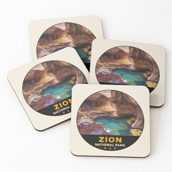Item preview, Zion National Park Utah Sticker designed and sold by Gideon Emmerich.