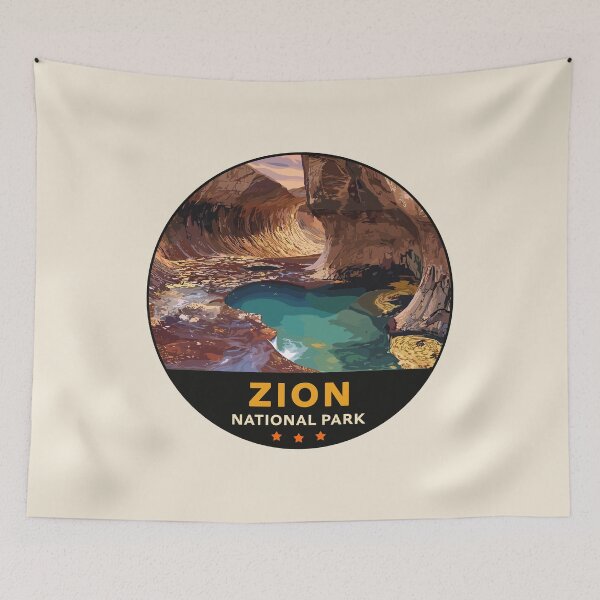 Item preview, Zion National Park Utah Sticker designed and sold by Gideon Emmerich.