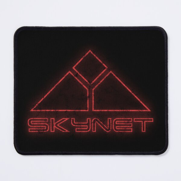 Item preview, Terminator Skynet 80s Red Neon Logo Distressed designed and sold by Power Up Prints.