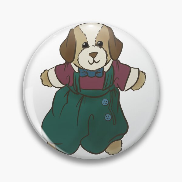 Item preview, Vintage Plush Dog in Baby Clothing designed and sold by arrowofthyme.