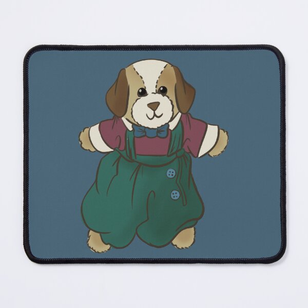 Item preview, Vintage Plush Dog in Baby Clothing designed and sold by arrowofthyme.