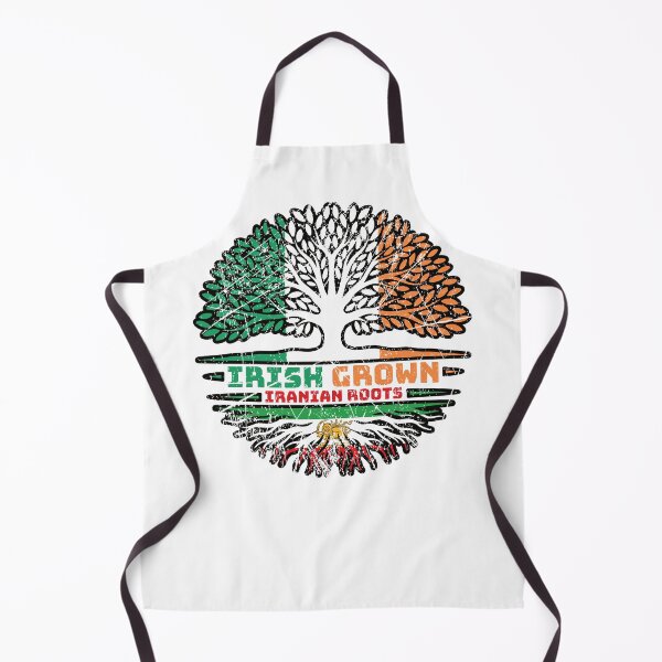 Item preview, Irish Grown, Iranian Roots – Lion and Sun (Shir o Khorshid) Heritage Design designed and sold by FlagX.