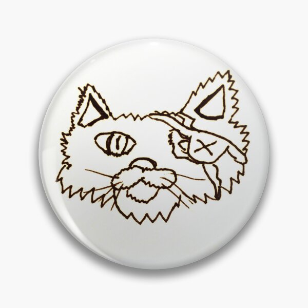 Item preview, Eye Patch Cat designed and sold by Gr33zy Art.