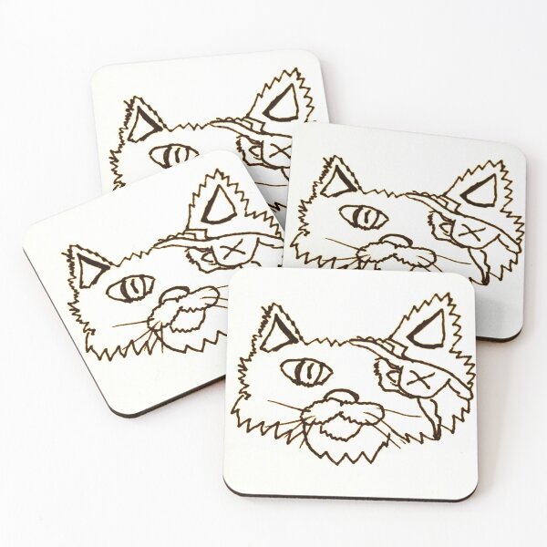 Item preview, Eye Patch Cat designed and sold by Gr33zy Art.