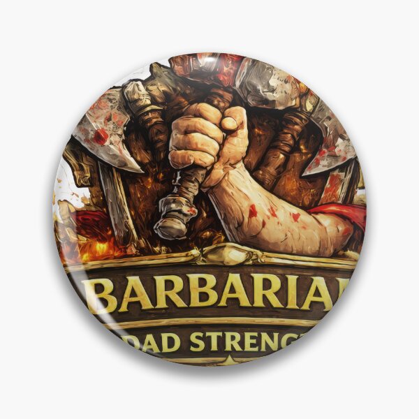 Item preview, Barbarian Dad Strength Fantasy RPG Father Warrior designed and sold by jgvisualarts.