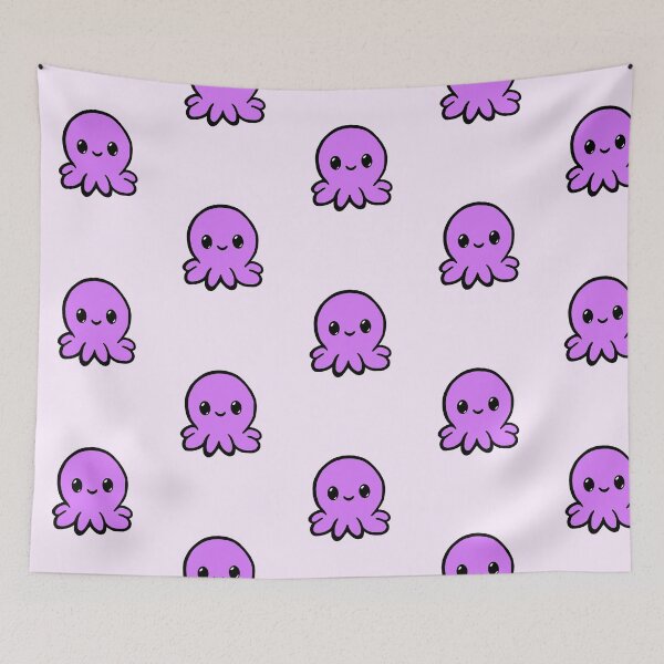 Item preview, Purple octopus designed and sold by mbarav13.