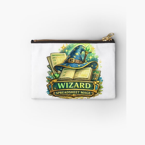 Item preview, Wizard Spreadsheet Mage Fantasy Gaming Office Humor designed and sold by jgvisualarts.