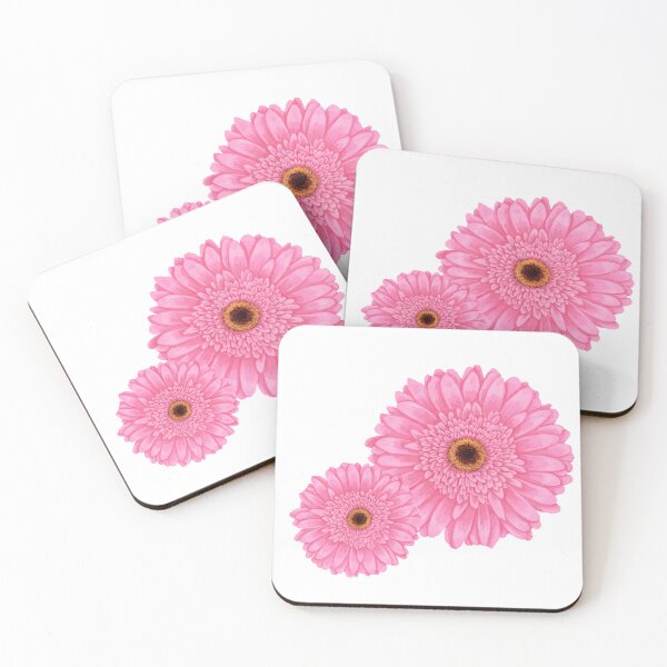 Item preview, Pink Gerbera flower pattern designed and sold by Fridayscorner.