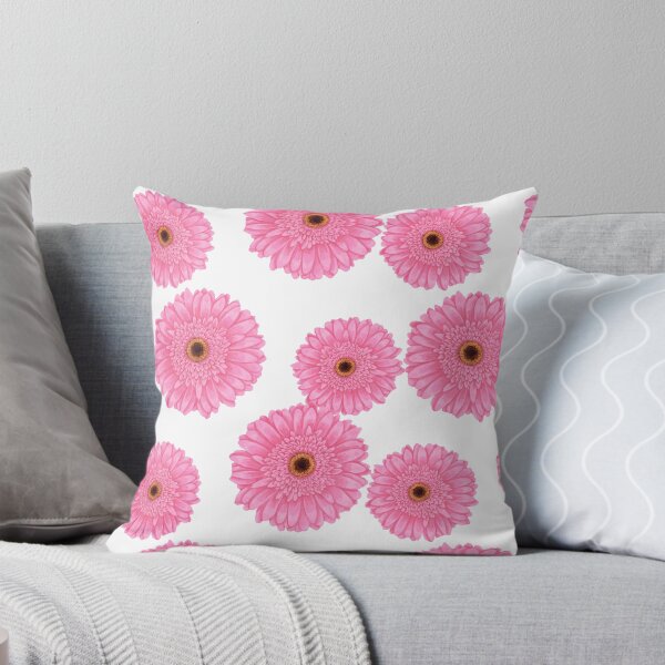 Item preview, Pink Gerbera flower pattern designed and sold by Fridayscorner.