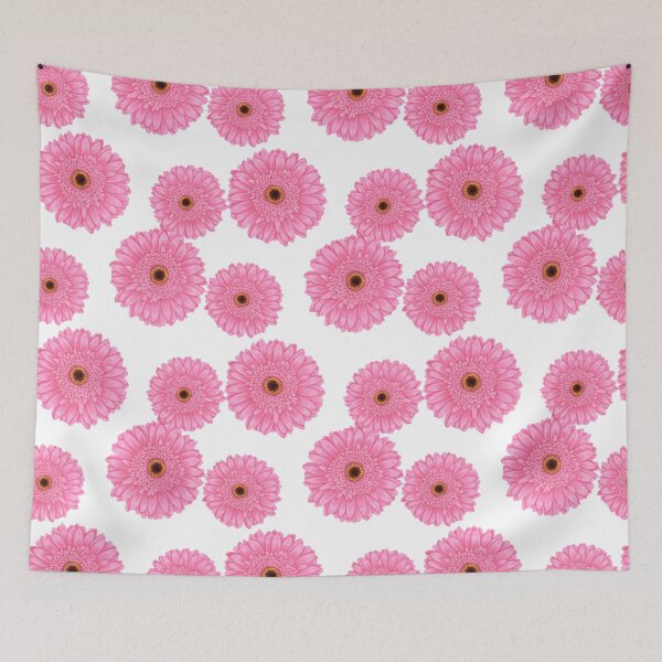 Item preview, Pink Gerbera flower pattern designed and sold by Fridayscorner.